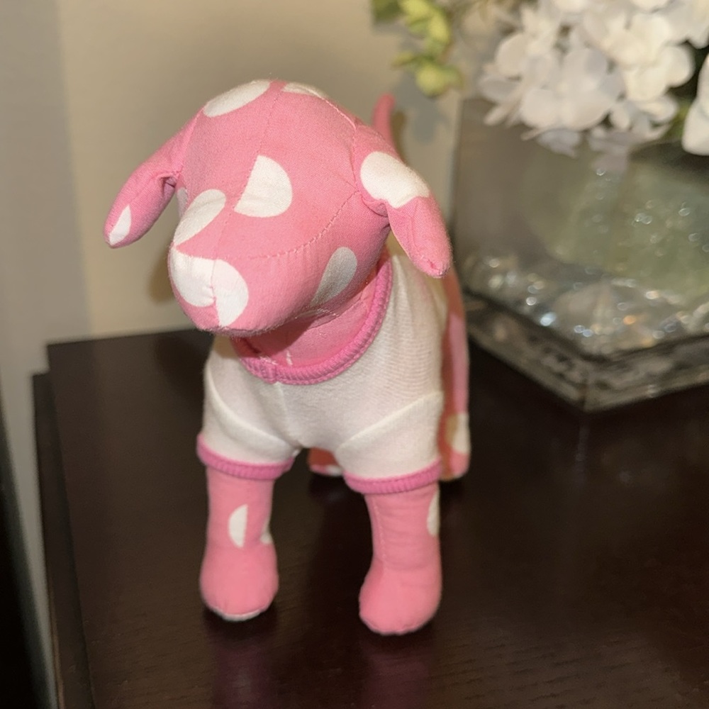 PINK dog stuffed toy